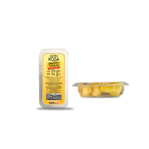 14 G TEK KULLANIMLIK PAKET BİBERİYE TURŞUSU (KOLİ = 192 ADET)